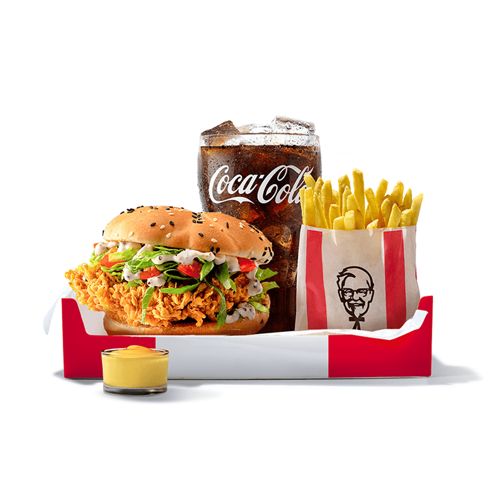 KFC Шефбургер  комбо оригинальный